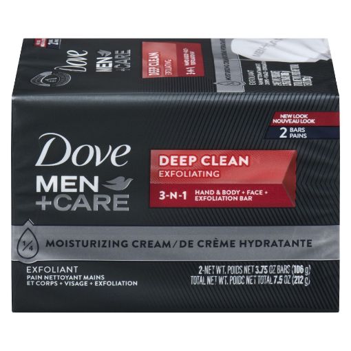 Picture of DOVE MEN+CARE BAR SOAP - DEEP CLEAN 2X106GR