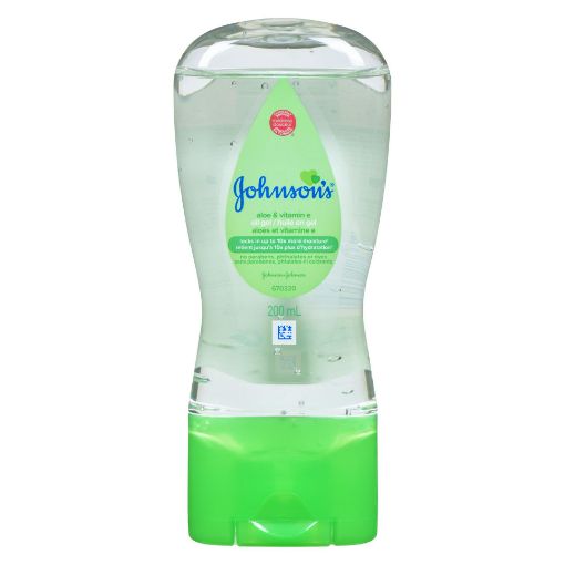 Picture of JOHNSON and JOHNSON BABY OIL GEL - ALOE and VIT E 200ML