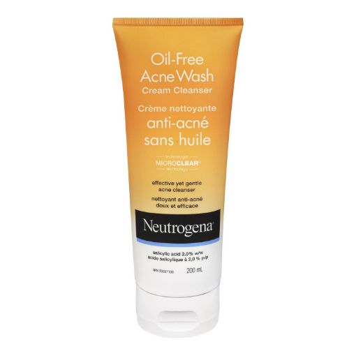 Picture of NEUTROGENA ACNE WASH CREAM - OIL FREE 2% 200ML