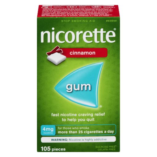 Picture of NICORETTE GUM - CINNAMON 4MG 105S                                          