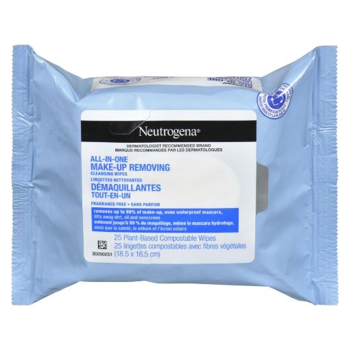 Picture of NEUTROGENA AIO WIPES FRAGRANCE FREE 25S
