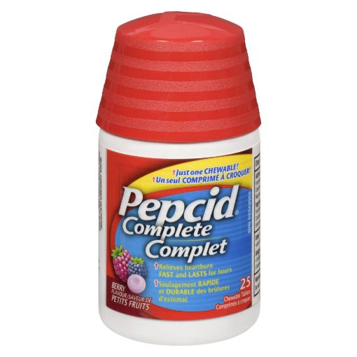 Picture of PEPCID COMPLETE BERRY - CHEWABLE TABLET 25S                                