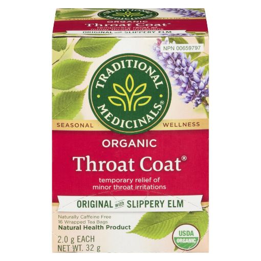Picture of TRADITIONAL MEDICINALS TEA - THROAT COAT 16S