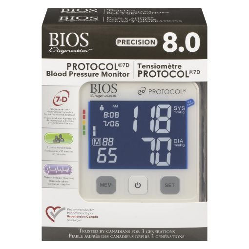 Picture of BIOS DIAGNOSTICS BLOOD PRESSURE MONITOR PROTOCOL 7D