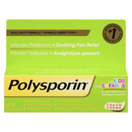 Picture of POLYSPORIN KIDS ANTIBIOTIC CREAM 30GR