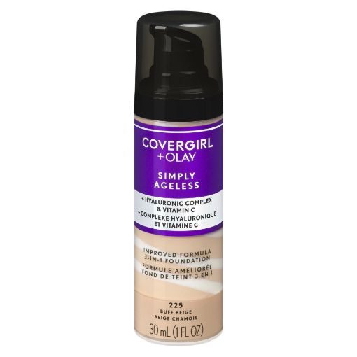 Picture of COVERGIRL+OLAY SIMPLY AGELESS 3N1 FOUNDATION - BUFF BEIGE 30ML             