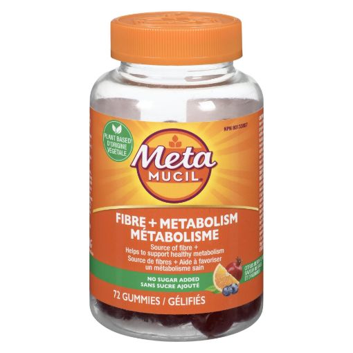 Picture of METAMUCIL META FIBRE + METABOLISM GUMMY 72S