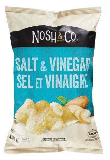 Picture of NOSH and CO POTATO CHIPS - SALT and VINEGAR 130GR