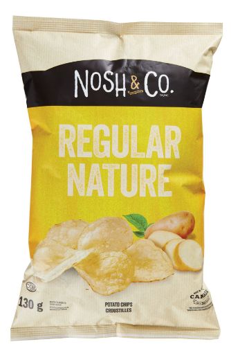 Picture of NOSH and CO POTATO CHIPS - REGULAR 130GR