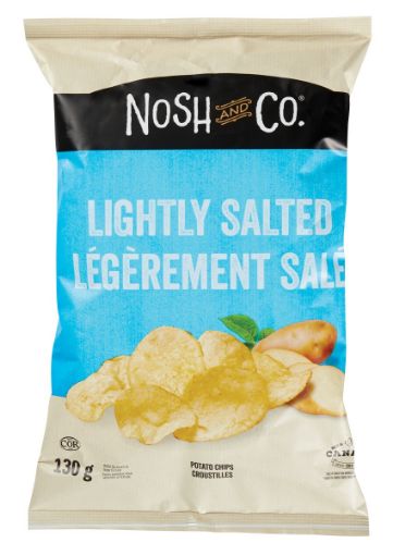 Picture of NOSH and CO POTATO CHIPS - LIGHTLY SALTED130GR