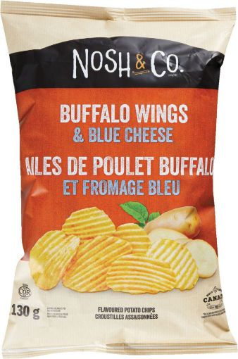 Picture of NOSH and CO POTATO CHIPS - BUFFALO WING 130GR
