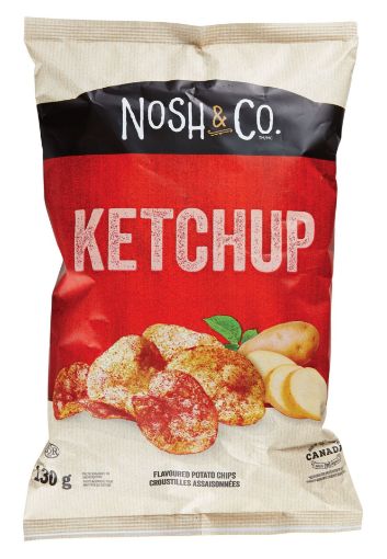 Picture of NOSH and CO POTATO CHIPS - KETCHUP 130GR