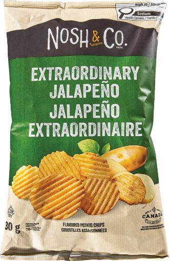 Picture of NOSH and CO POTATO CHIPS - EXTRAORDINARY JALAPENO 130GR