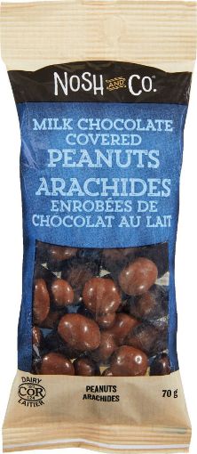 Picture of NOSH and CO PEANUTS - CHOCOLATE COVERED 70GR