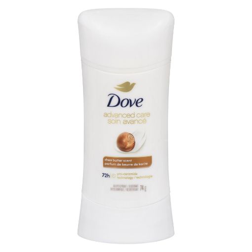 Picture of DOVE ADVANCED CARE INVISIBLE SOLID ANTIPERSPIRANT - SHEA BUTTER 74GR       