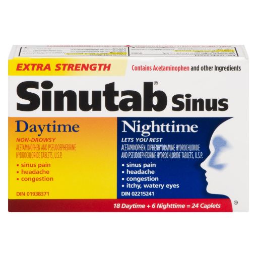 Picture of SINUTAB DAY/NIGHT COMBO PACK CAPLETS 18 + 6S                               