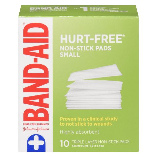 Picture of BAND-AID PADS NON-STICK SM 1.5X2IN 10S                                     