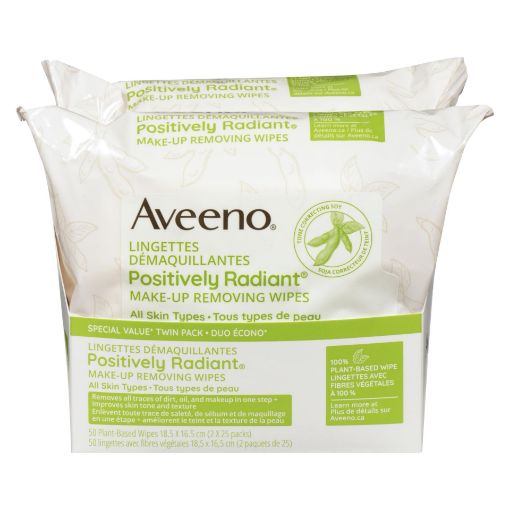 Picture of AVENO POSITIVELY RADIANT - WIPES 2X25S