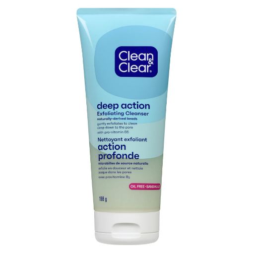 Picture of CLEAN and CLEAR DEEP ACTION EXFOLIATING CLEANSER 198GR
