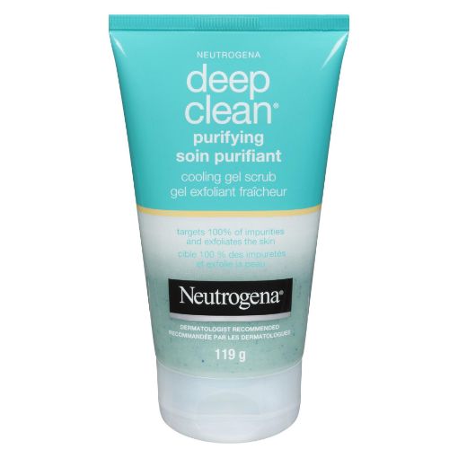 Picture of NEUTROGENA DEEP CLEAN PURIFYING COOLING GEL SCRUB 119GR                    