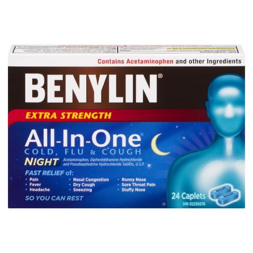 Picture of BENYLIN ALL IN ONE - EXTRA STRENGTH - NIGHT 24S                            