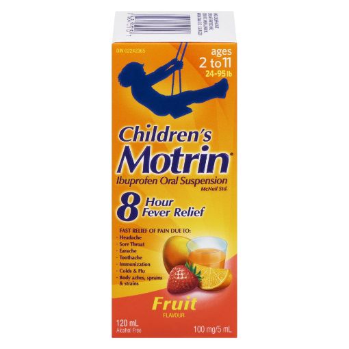 Picture of MOTRIN CHILDRENS IBUPROFEN - TROPICAL 120ML