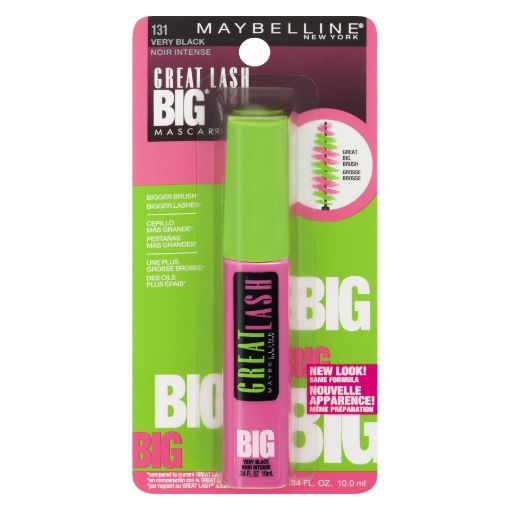 Picture of MAYBELLINE GREAT LASH BIG MASCARA - VERY BLACK                             