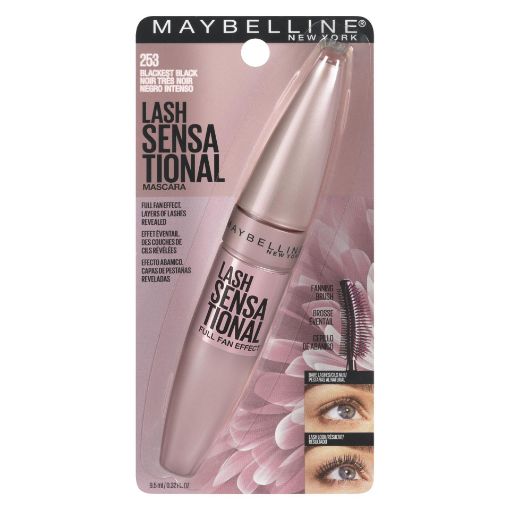 Picture of MAYBELLINE LASH SENSATIONAL MASCARA - BLACKEST/BLACK                       