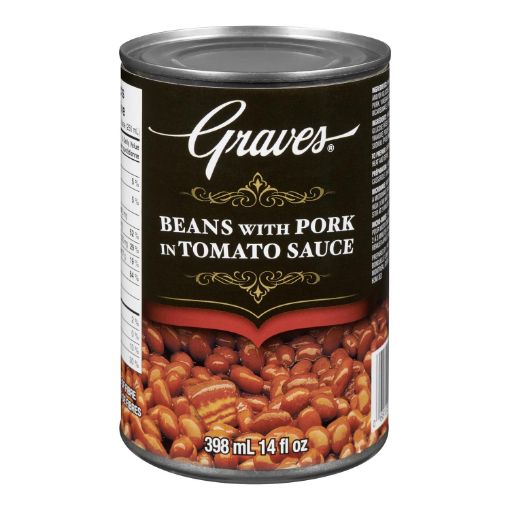 Picture of GRAVES BEANS W/PORK IN TOMATO SAUCE