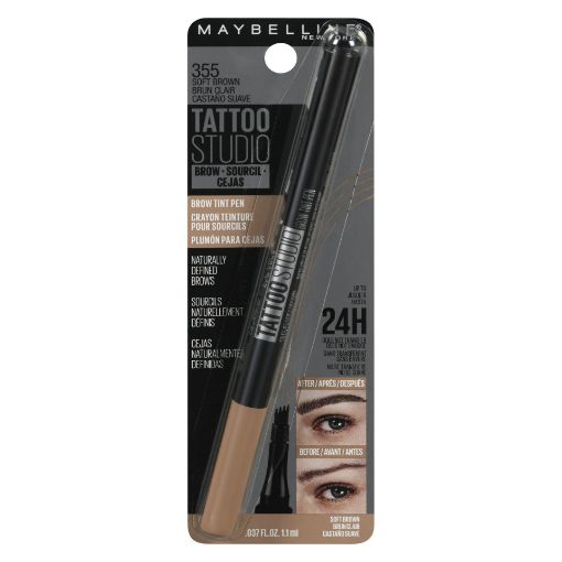 Picture of MAYBELLINE TATTOO STUDIO BROW TINT PEN - SOFT BROWN                        