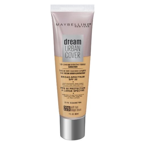 Picture of MAYBELLINE DREAM URBAN COVER FOUNDATION SPF50 - SOFT TAN 30ML              