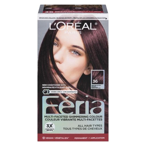 Picture of LOREAL FERIA HAIR COLOUR - CHOCOLATE CHERRY #36                            