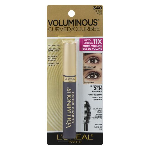 Picture of LOREAL VOLUMINOUS ORIGINAL CURVED BRUSH MASCARA - BLACK                    