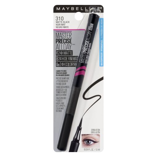 Picture of MAYBELLINE MASTER PRECISE LINER ALL DAY - MATTE BLACK 1ML                  