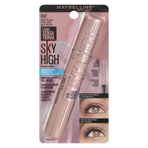 Picture of MAYBELLINE LASH SENSATIONAL SKY HIGH MASCARA - VERY BLACK WTP 6ML