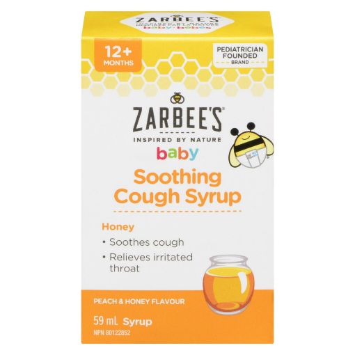 Picture of ZARBEES BABY SOOTHING COUGH SYRUP 59ML
