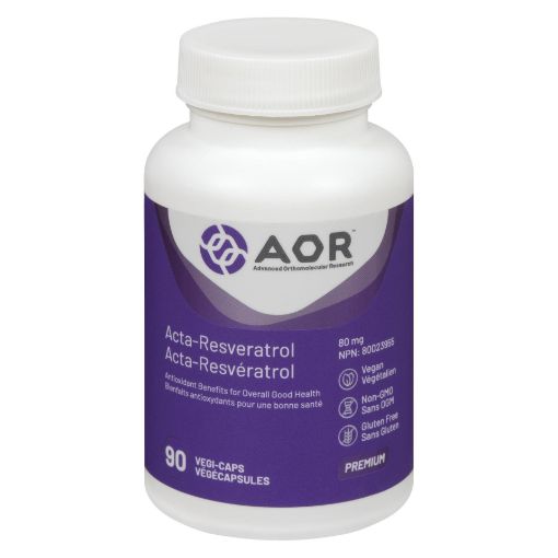 Picture of AOR ACTA-REVERATROL - ANTIOXIDANT BENEFITS FOR OVERALL GOOD HEALTH 231MG 90S                        