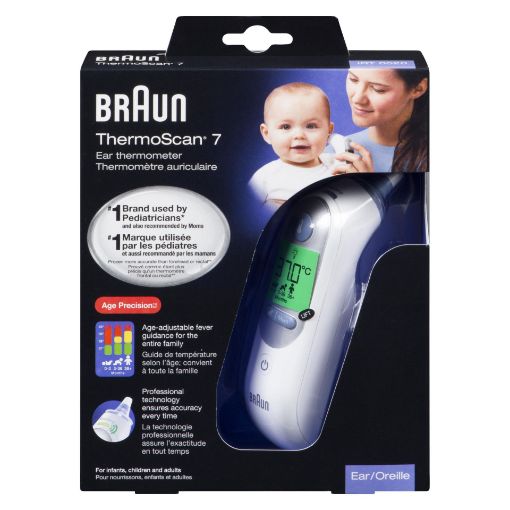 Picture of BRAUN THERMOSCAN THERMOMETER W/STORAGE CASE - EAR                          