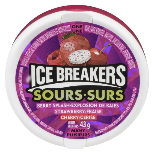 Picture of ICE BREAKERS - BERRY SOURS 43GR                                            