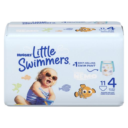 Picture of HUGGIES LITTLE SWIMMERS SWIM PANTS MED 11S                                 