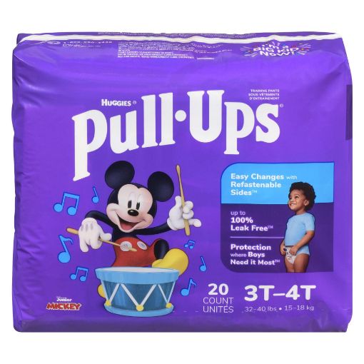 Picture of HUGGIES PULL-UPS LEARNING DESIGNS JUMBO PACK TRAINING PANTS 3T-4T BOY 20S  