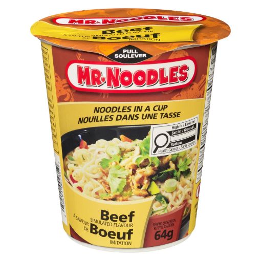 Picture of MR. NOODLES INSTANT NOODLES CUP - BEEF 64GR