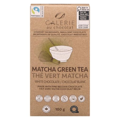 Picture of GALERIE GREEN TEA - WHITE CHOCOLATE 100GR