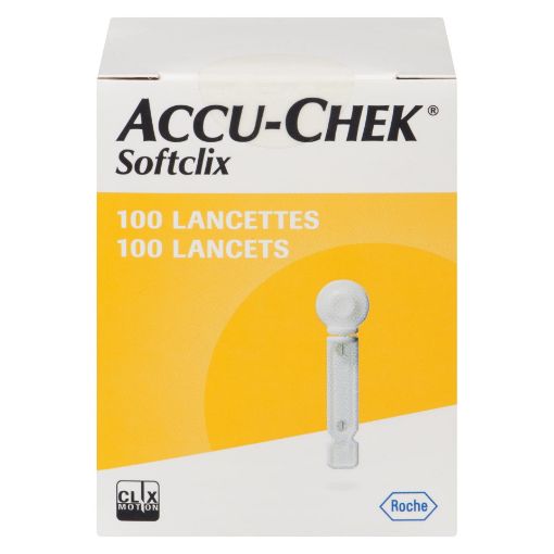 Picture of ACCU CHEK SOFTCLIX LANCETS 100S                                            