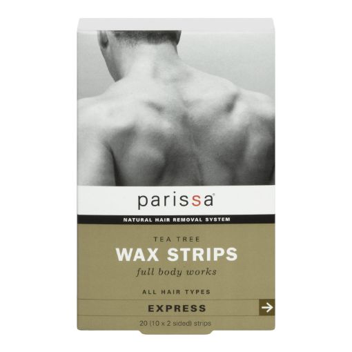 Picture of PARISSA MENS WAX STRIPS - TEA TREE 20S                                     