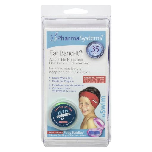 Picture of PHARMASYSTEMS EAR BAND-IT SWIM HEADBAND - ADJUSTABLE MEDIUM                  