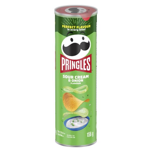 Picture of PRINGLES CHIPS - SOUR CREAM and ONION 156GR