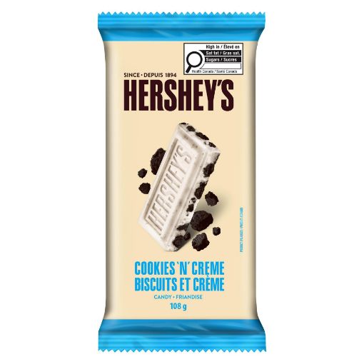 Picture of HERSHEY COOKIES N CREME FAMILY BAR 108GR