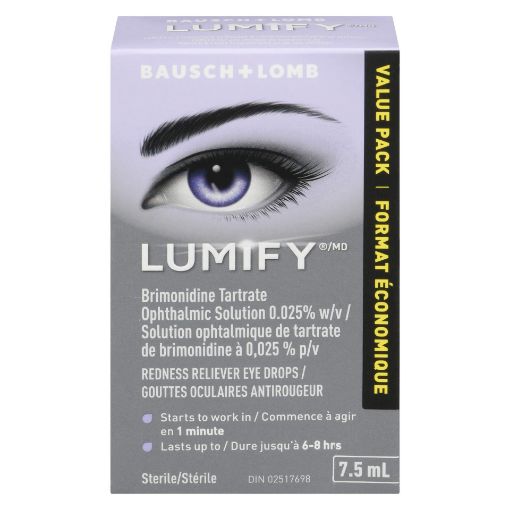 Picture of BAUSCH and LOMB LUMIFY EYE DROPS - VALUE PACK 7.5ML