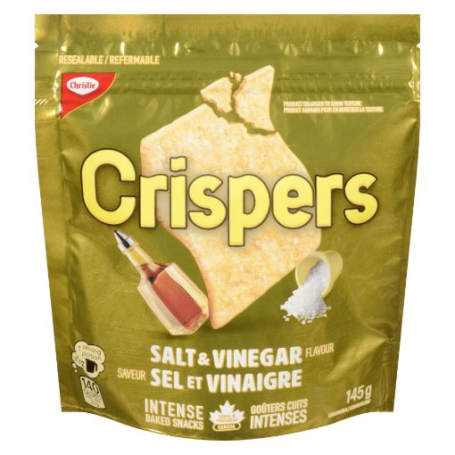 Picture of CHRISTIE CRISPERS - SALT and VINEGAR 145GR